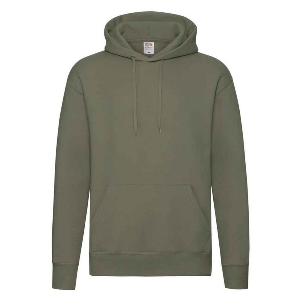 Fruit of the Loom Mens  Hoodie / Classic Olive